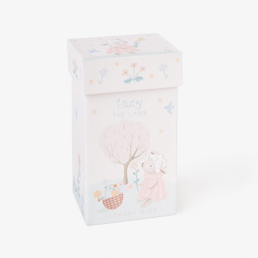 Unisex | 10" Lucy the Lamb Linen Toy Boxed | Multi