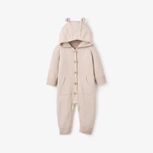 Unisex | Hooded Knit Jumpsuit | Taupe