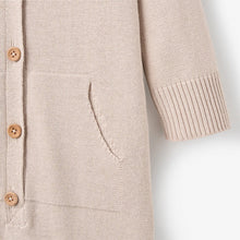 Unisex | Hooded Knit Jumpsuit | Taupe