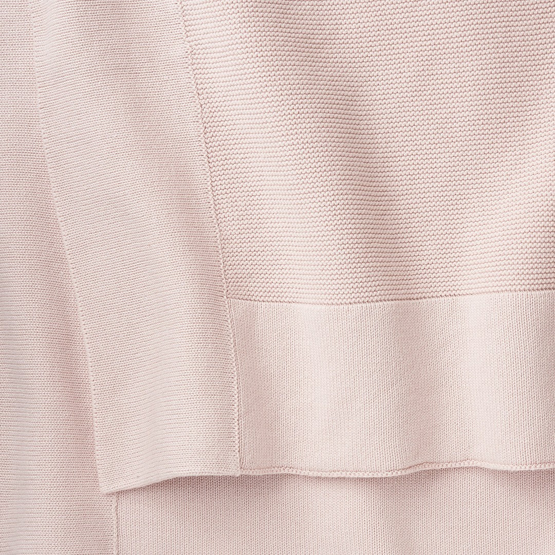 Girls | Pale Pink Sofia + Finn Knit Baby Blanket | Pink