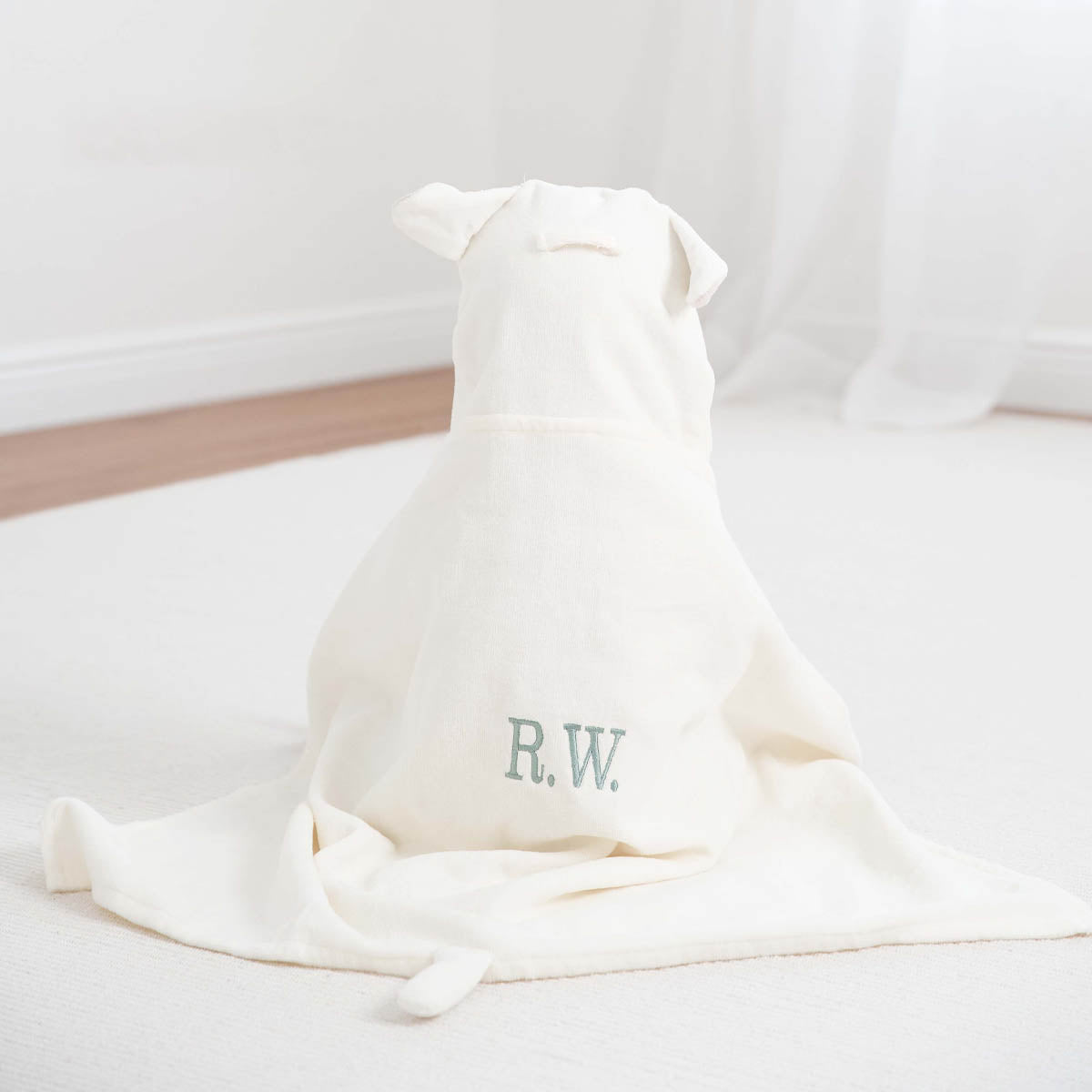 Unisex | Cream Lambie Hooded Baby Bath Wrap | Cream