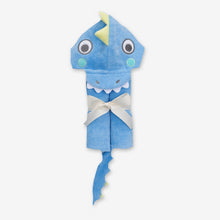 Boys | Blue Dino Hooded Baby Bath Wrap | Blue