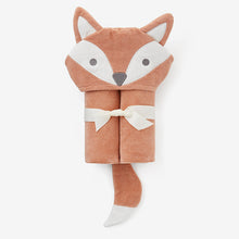 Unisex | Rust Fox Hooded Baby Bath Wrap | Rust