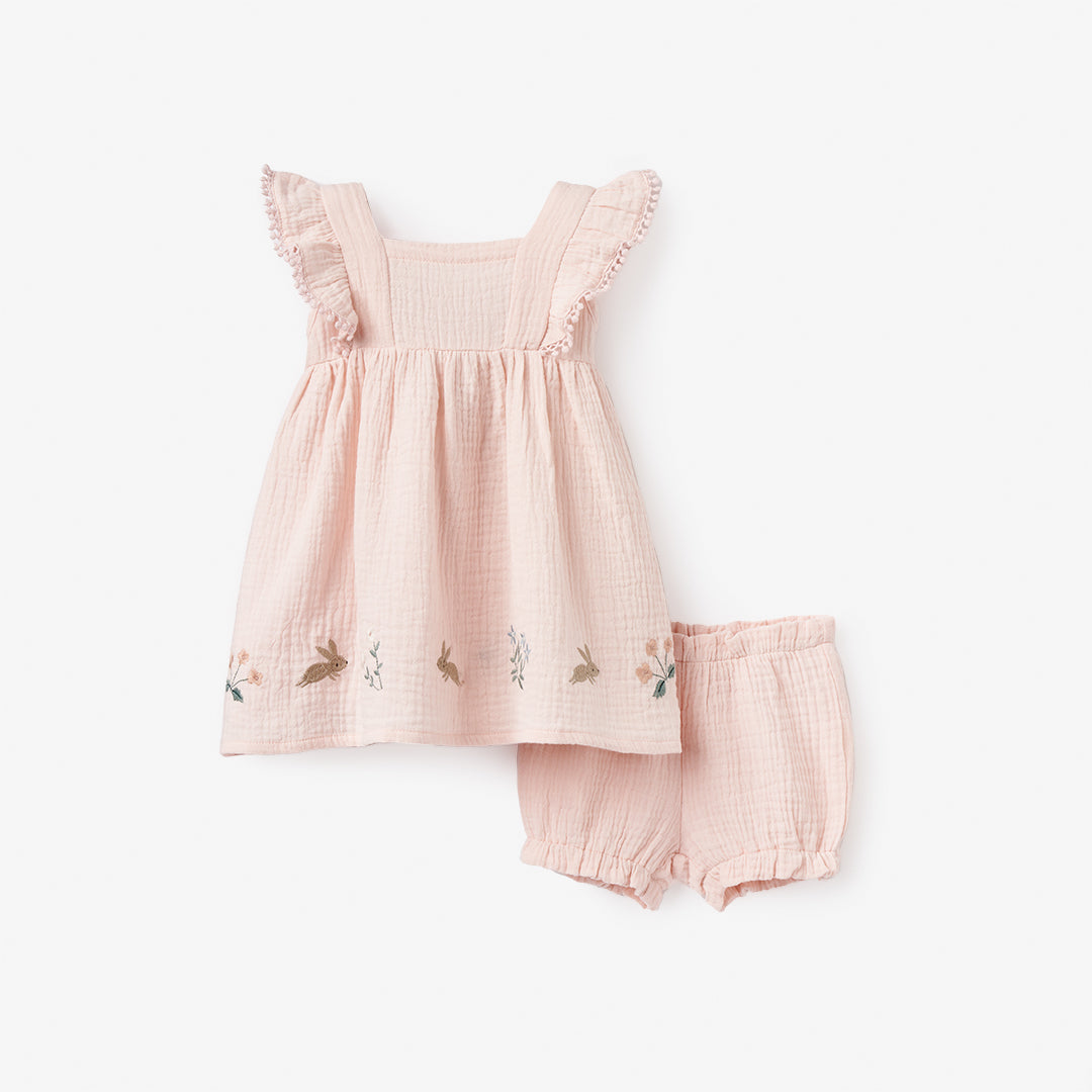 Girls | Top + Pant Set | Pink