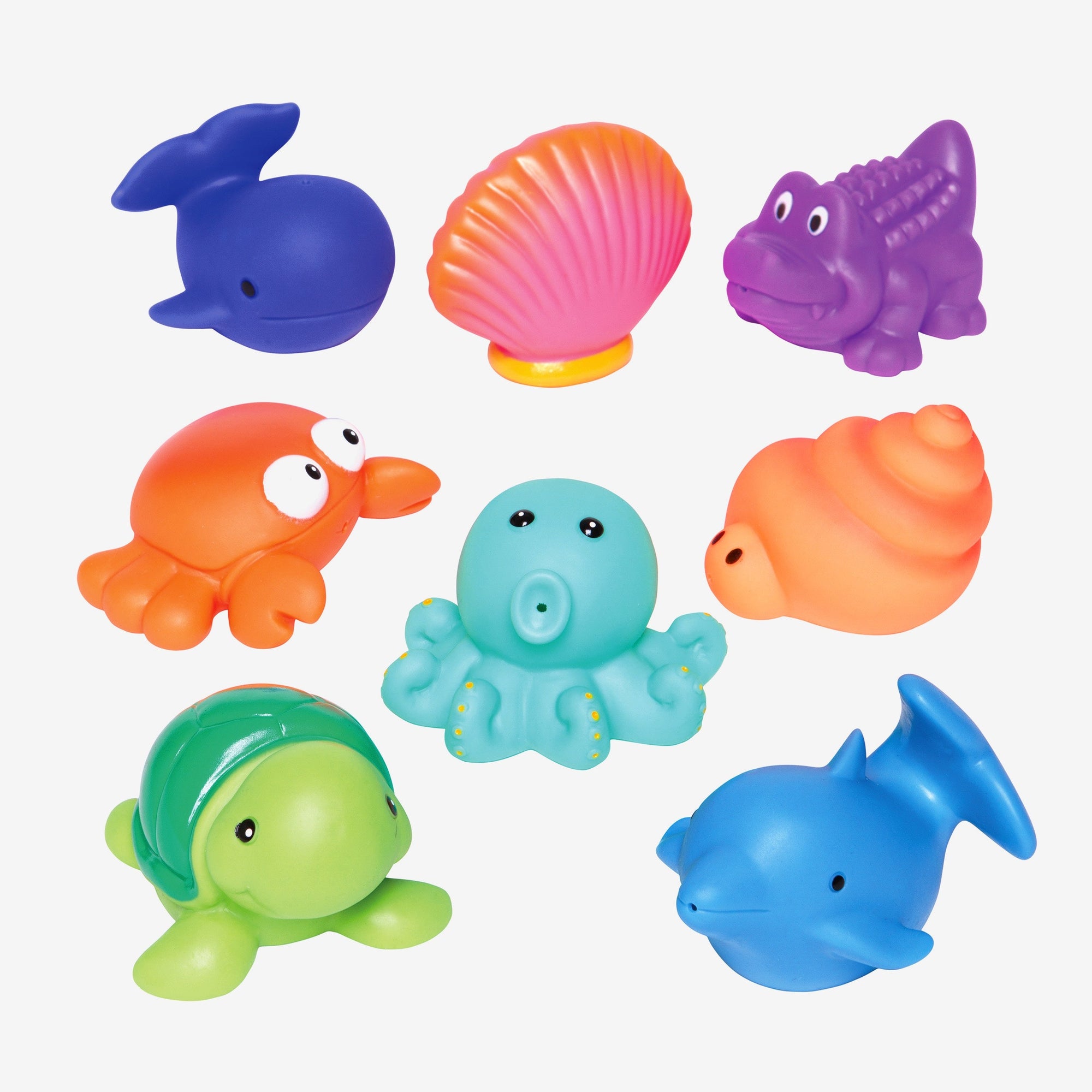 Unisex | Sea Party Squirtie Baby Bath Toys | Multi