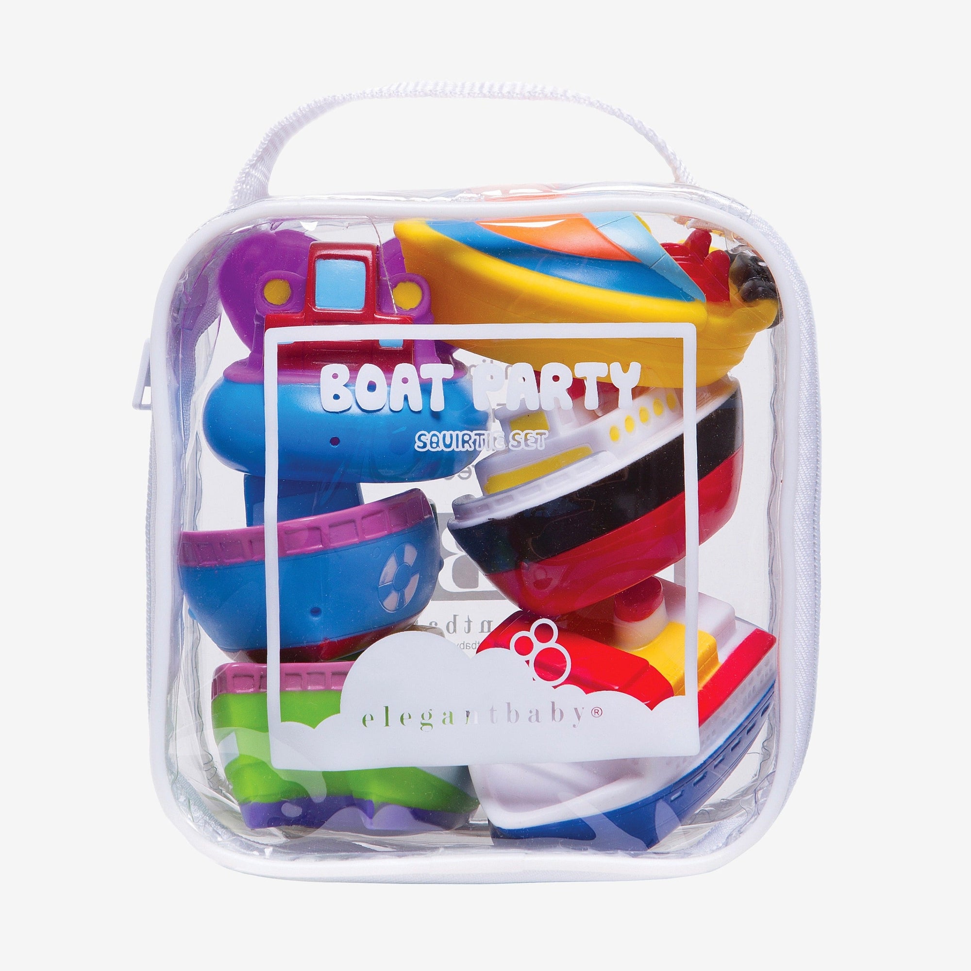 Unisex | Boat Party Squirtie Baby Bath Toys | Multi