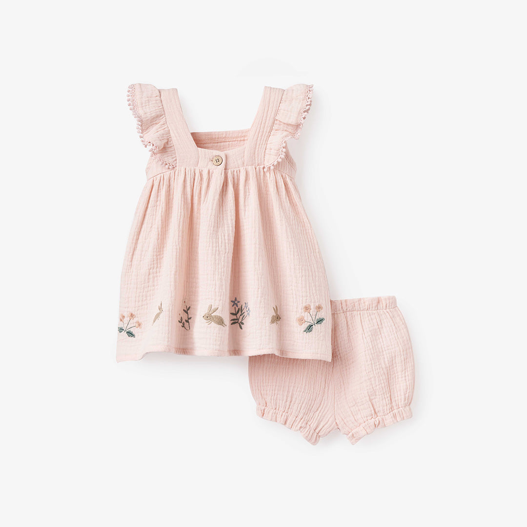 Girls | Top + Pant Set | Pink