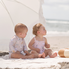 Boys | Seaside Safari Baby Rash Guard | Wheat