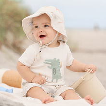 Boys | Alligator Knit Pullover + Seaside Safari Organic Muslin Short Set | Multi