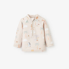 Boys | Seaside Safari Baby Rash Guard | Wheat