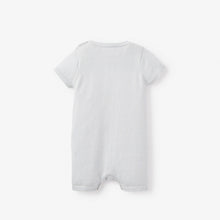 Boys | Pale Blue Bunny Knit Shortall Romper | Blue