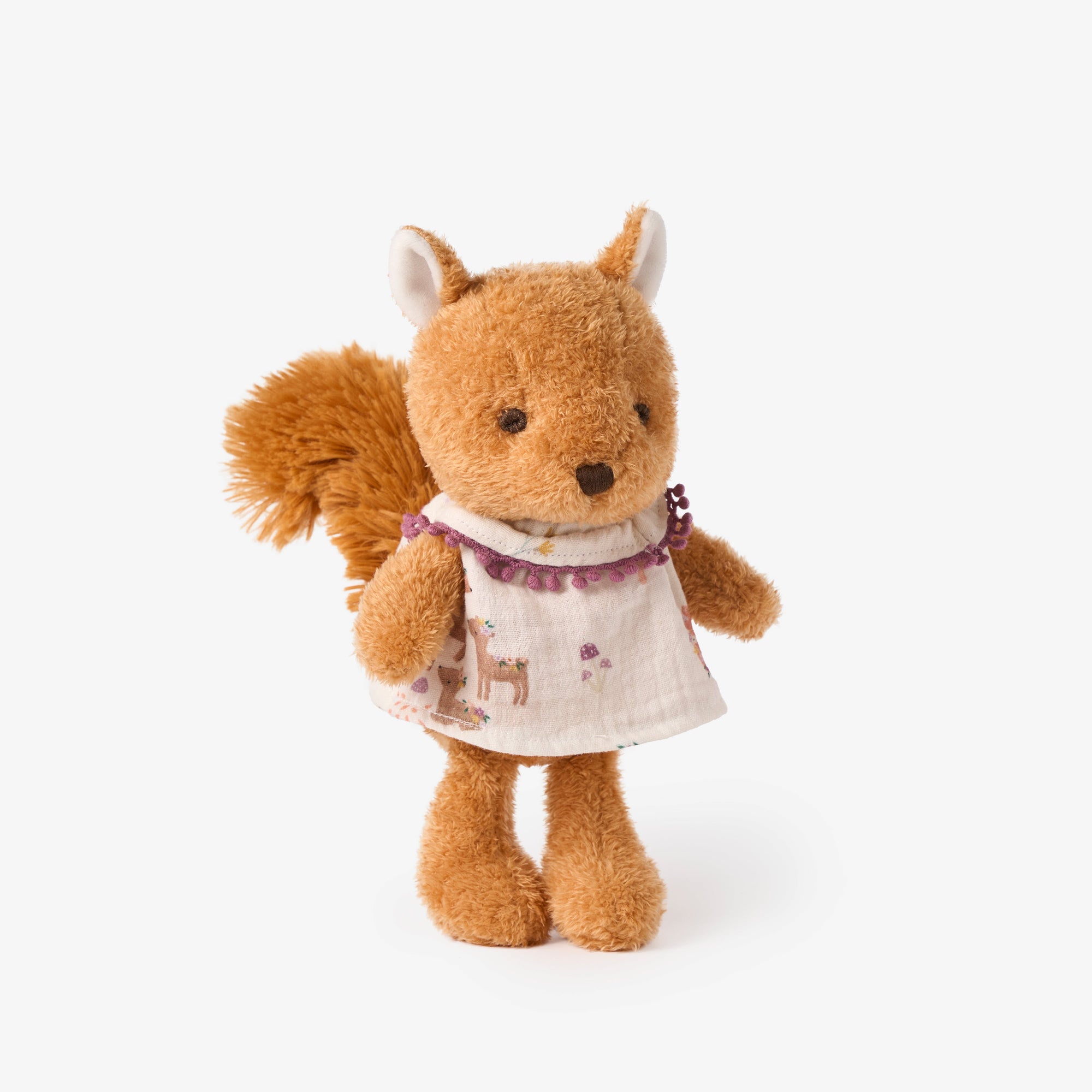 Unisex | Scarlett Squirrel 10" Boxed Plush Toy | Brown