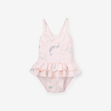 Girls | Pink Sea Magic Baby Ruffle Swimsuit | Pink