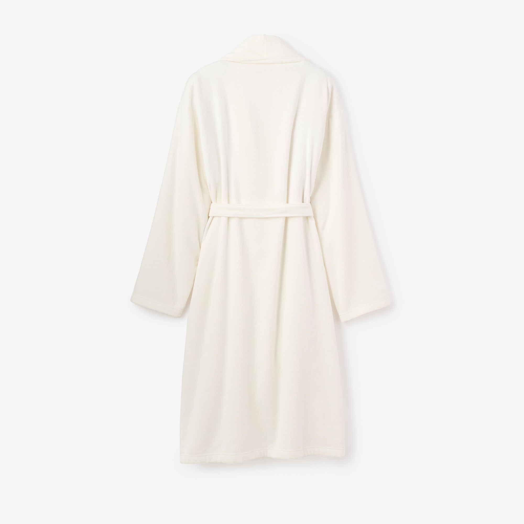 Unisex | White Adult O/S Terry Bath Robe | White