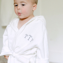 Unisex | White 2-4T Terry Bath Robe | White