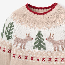 Unisex | Holiday Fairisle Sweater + Tartan Pant Set | Multi