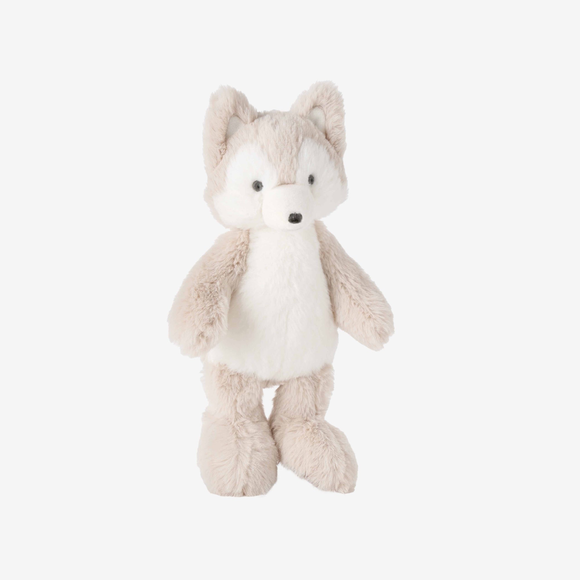 Unisex | Wolf 9" Plush Stuffed Toy | Gray