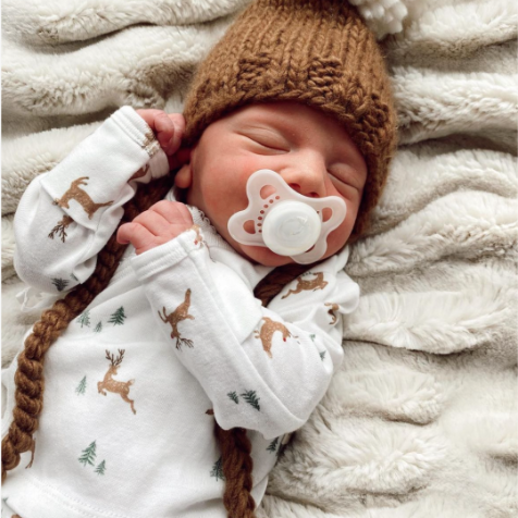 Boys | Reindeer Cotton Set, 4 piece | White