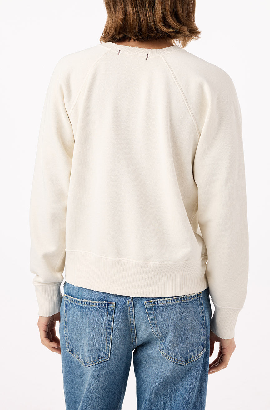 AMO Denim | Ellen Sweatshirt in Bone