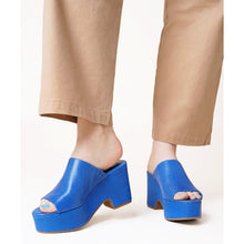 Ellery Platform Sandal | Azure