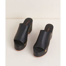 Ellery Platform Sandal | Black Flower