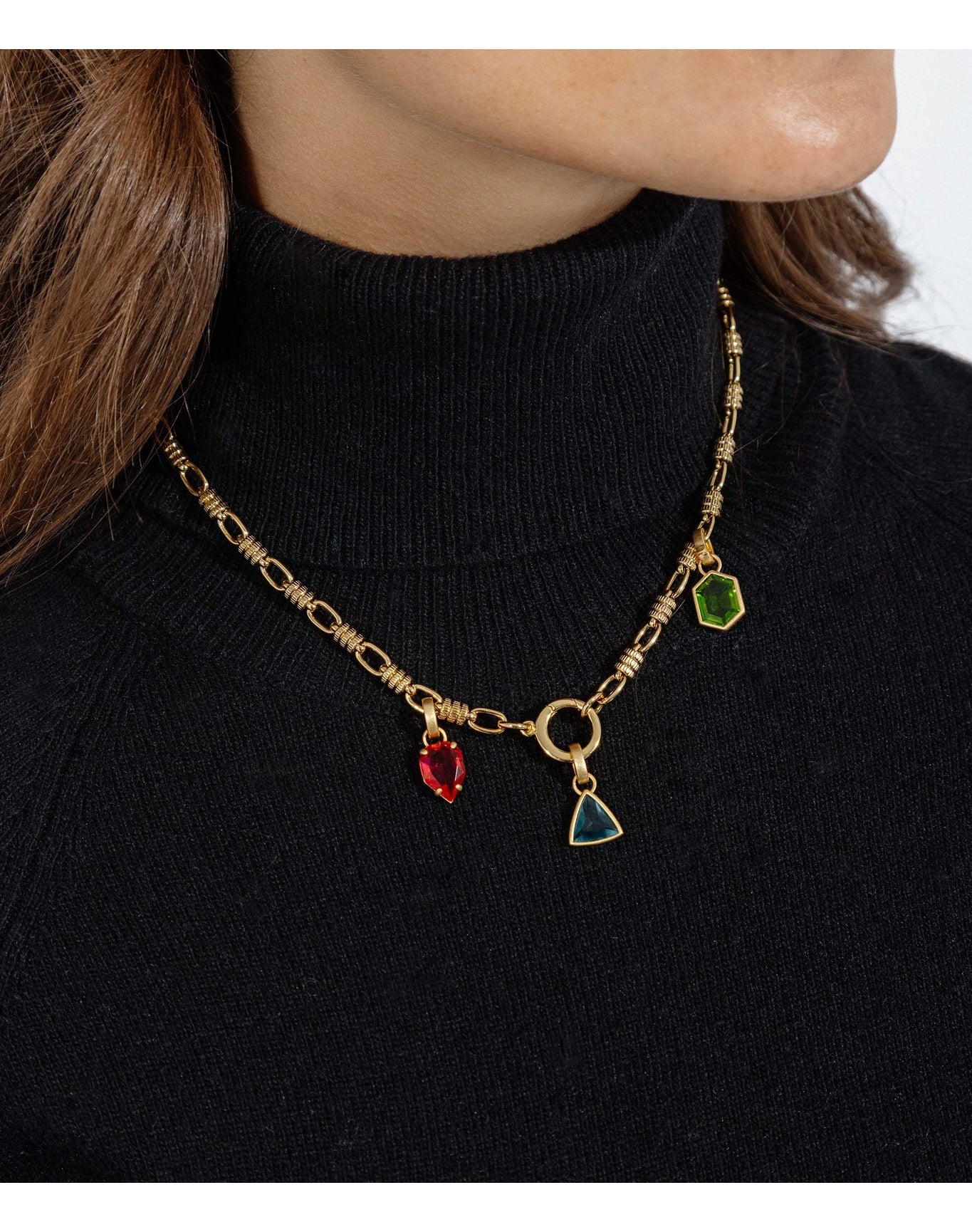 Ellis Charm Trio Pendant Set | Multicolor