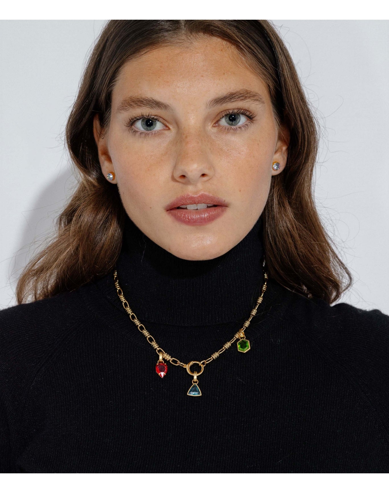 Ellis Charm Trio Pendant Set | Multicolor