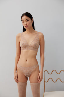 Mariposa Soft Plunge Bra | Blush