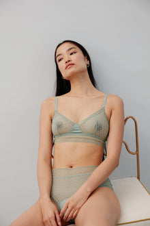 Bella Soft Cup Triangle Bra | Light Jade