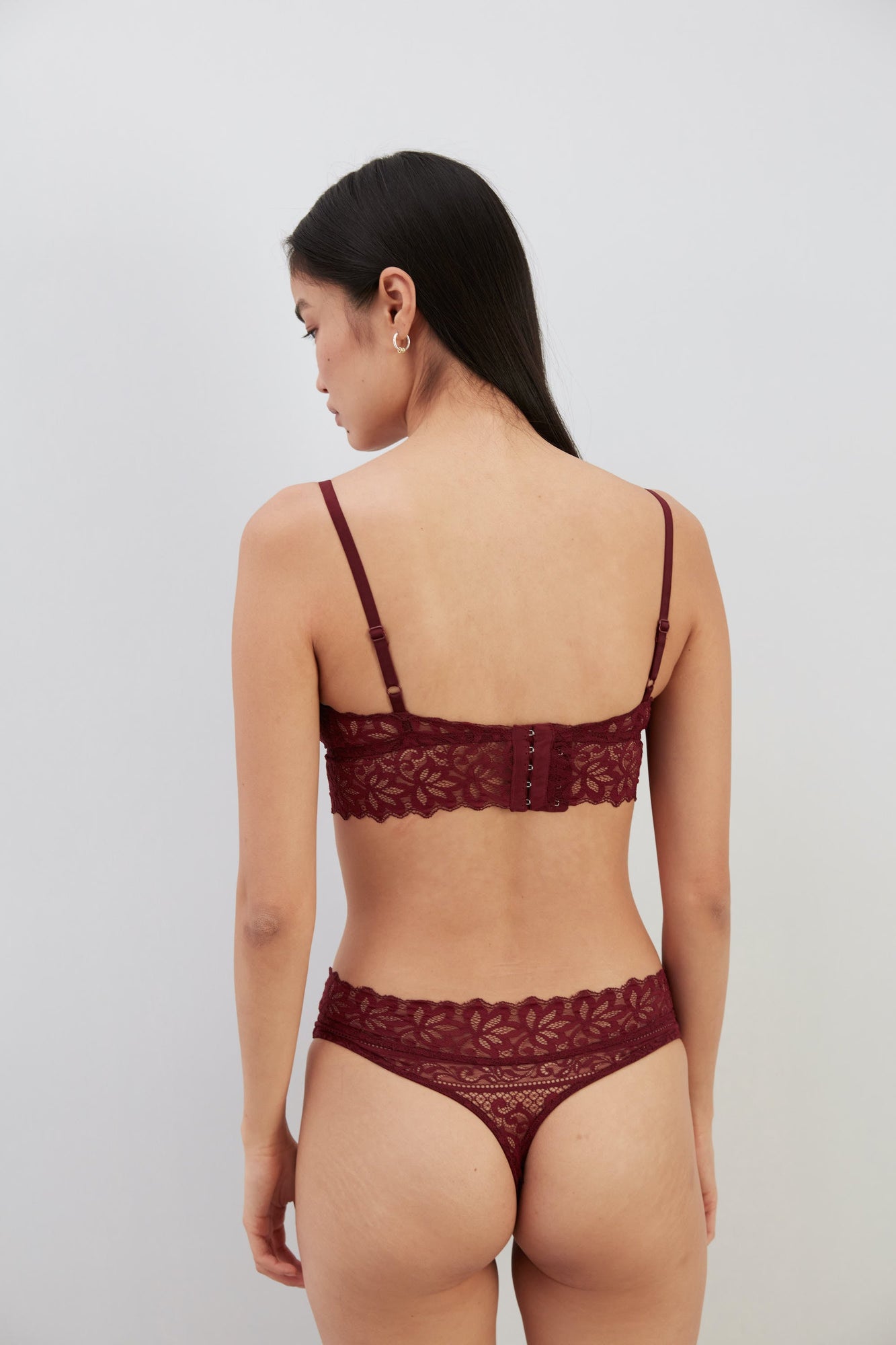 Orient Soft Triangle Bra | Bloodstone