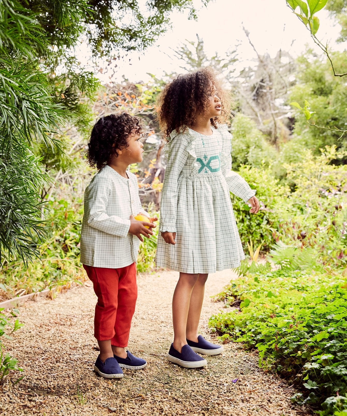 Girls | Emily Dress | Green/Multi