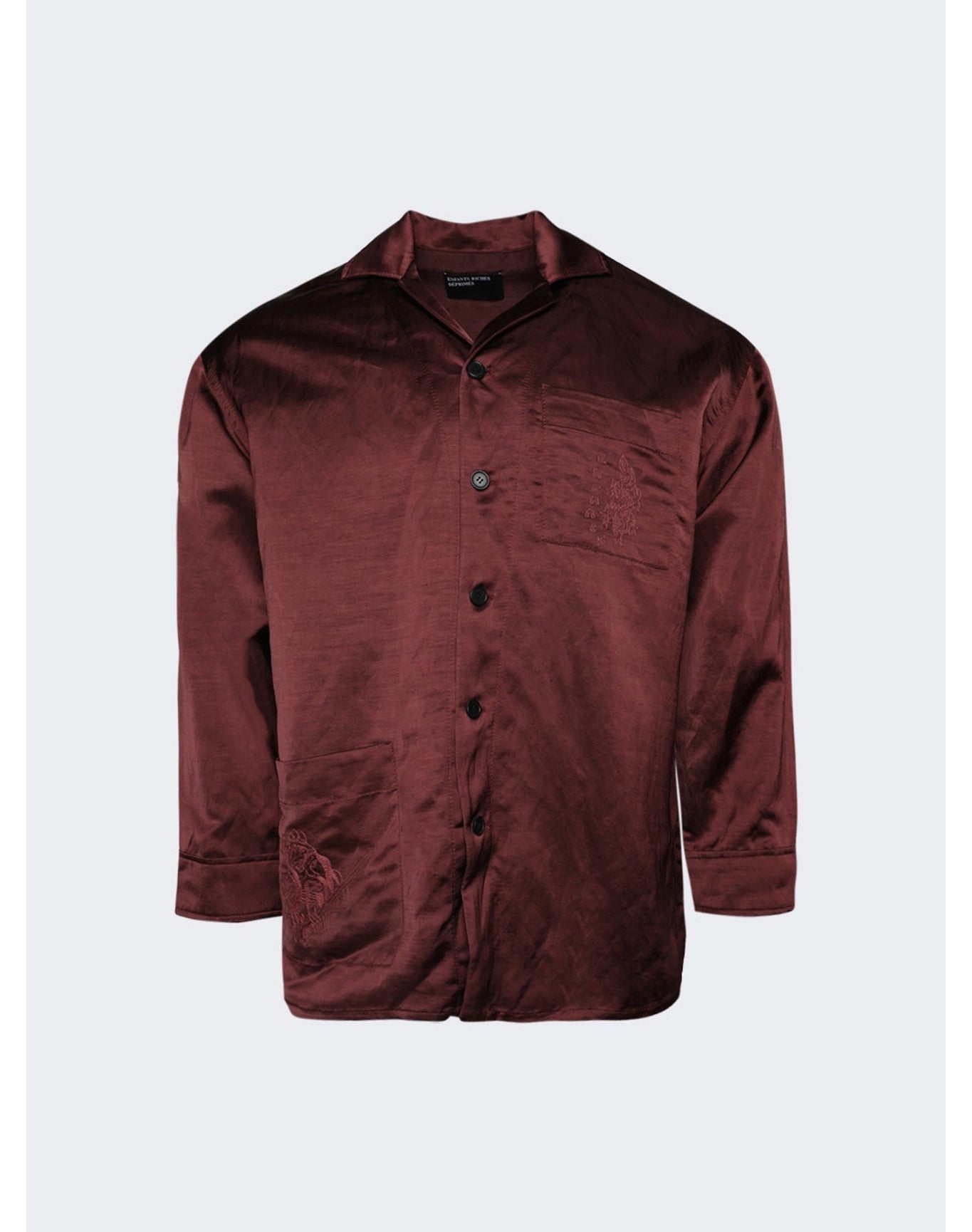 Enfants Riches Déprimés | Men | Dragon Embroidery Sleep Shirt | Burgundy