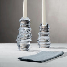 Eos Candle Holder - Short | Clear Crystal