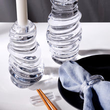 Eos Cutlery Rests | Clear Crystal | Set of 4