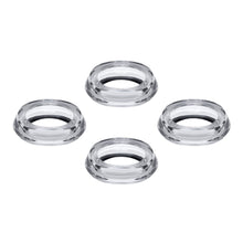Eos Napkin Rings | Clear Crystal | Set of 4