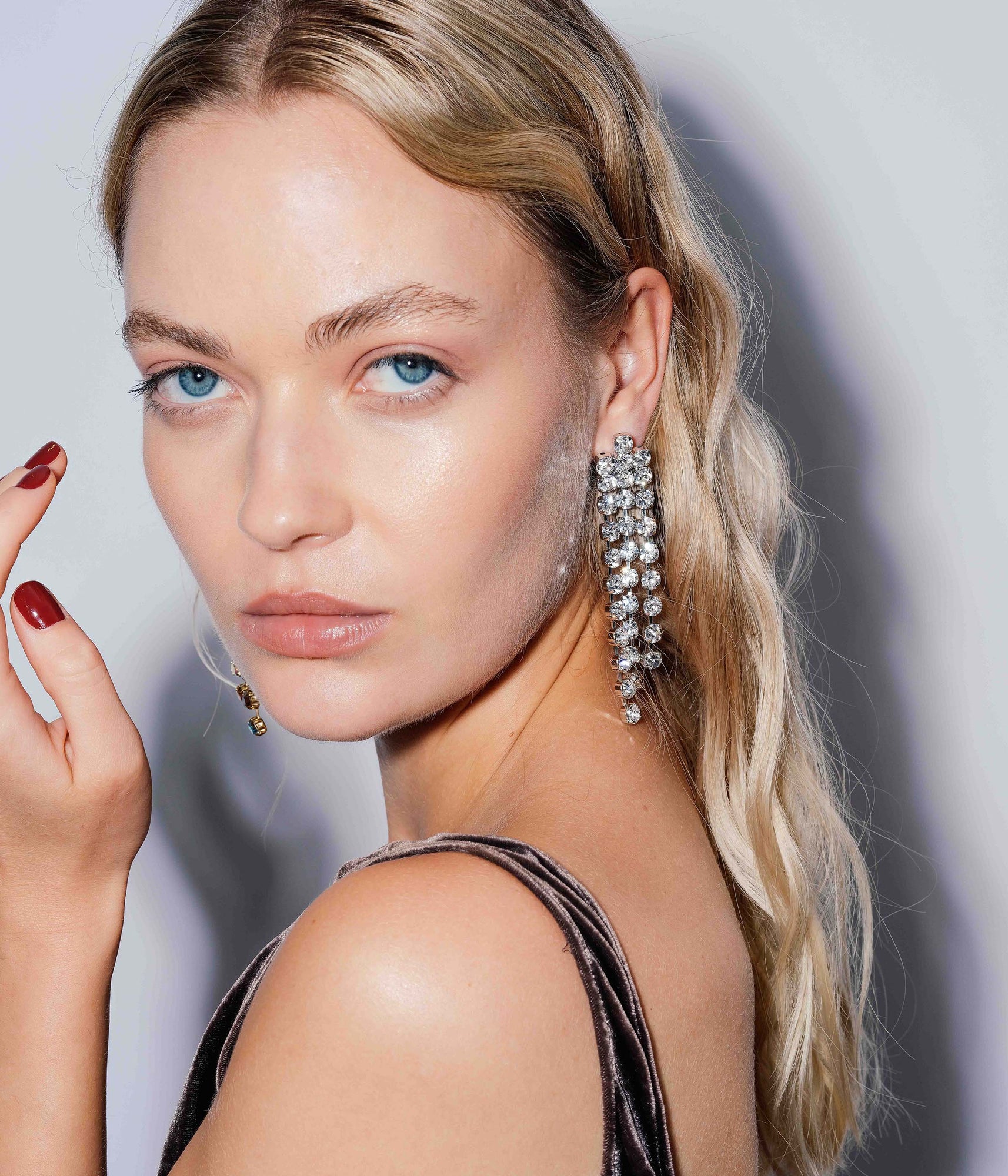 Estelle Chandelier Earrings | Crystal