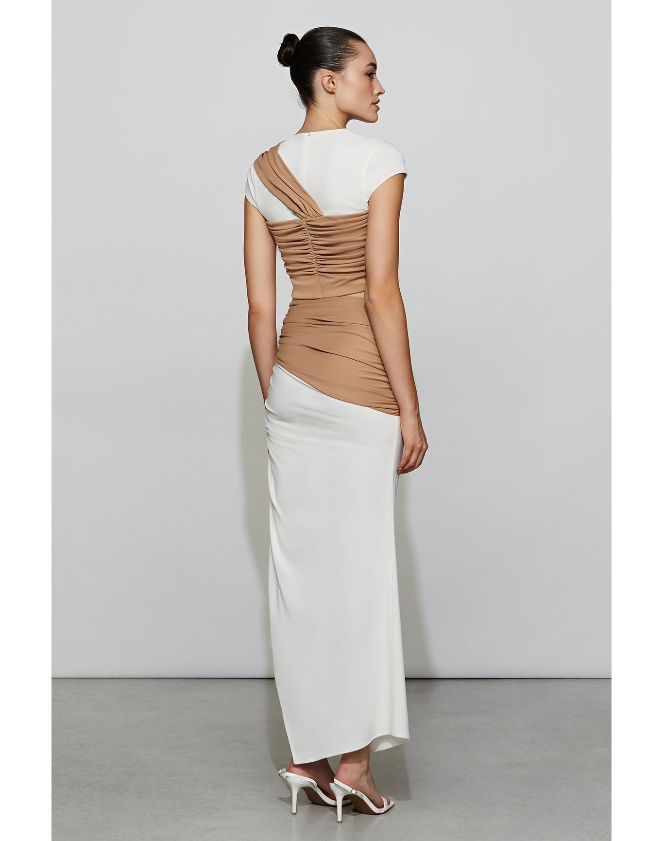 Et Ochs | Grayson Skirt | Camel/Ivory