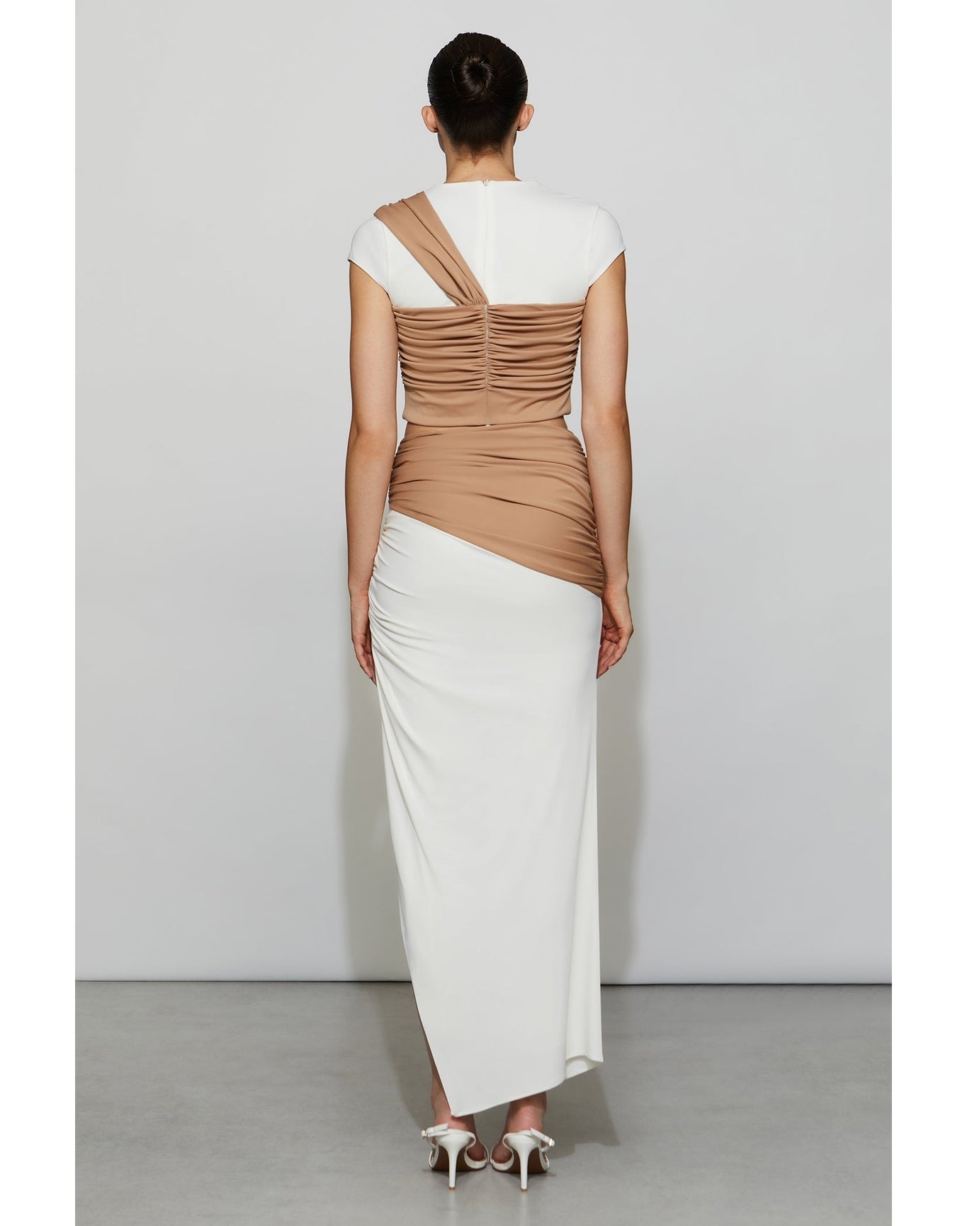 Et Ochs | Grayson Skirt | Camel/Ivory