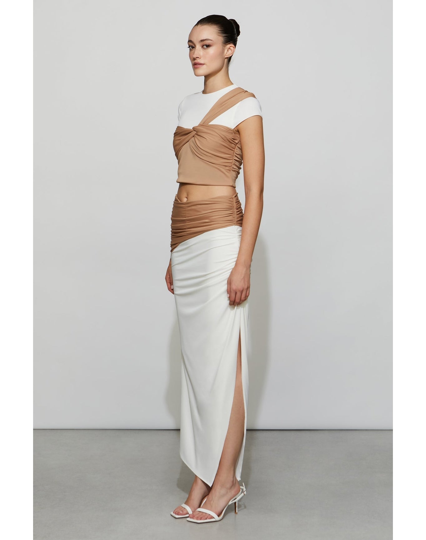 Et Ochs | Kiara Top | Camel/Ivory