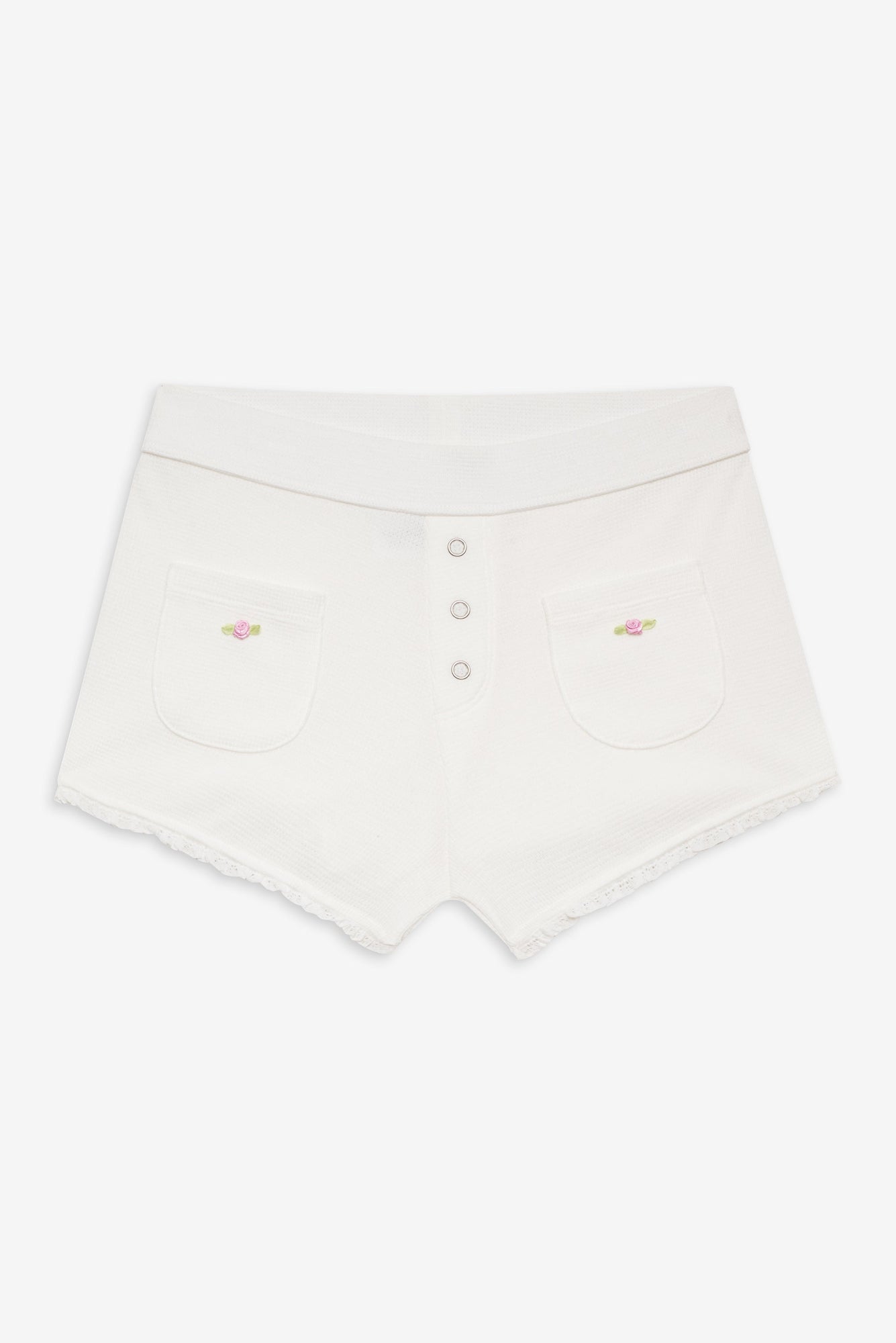 Eve Booty Shorts | White