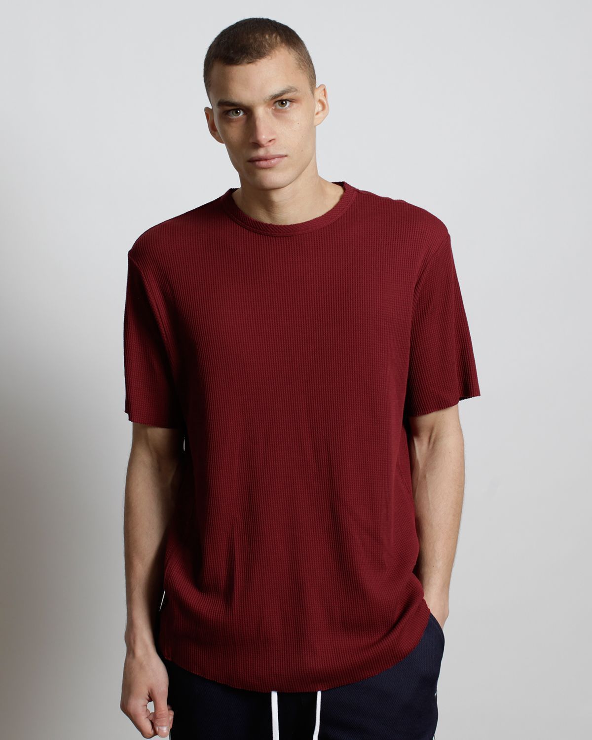 Everest Thermal Oversized Raw Edge Tee-MENS-Twenty