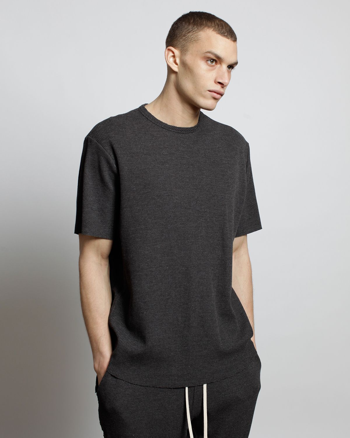 Everest Thermal Oversized Raw Edge Tee-MENS-Twenty