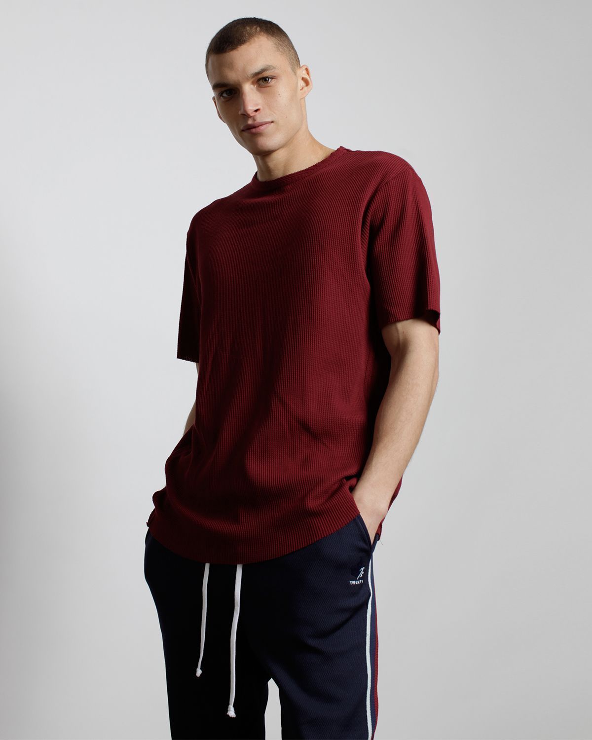 Everest Thermal Oversized Raw Edge Tee-MENS-Twenty