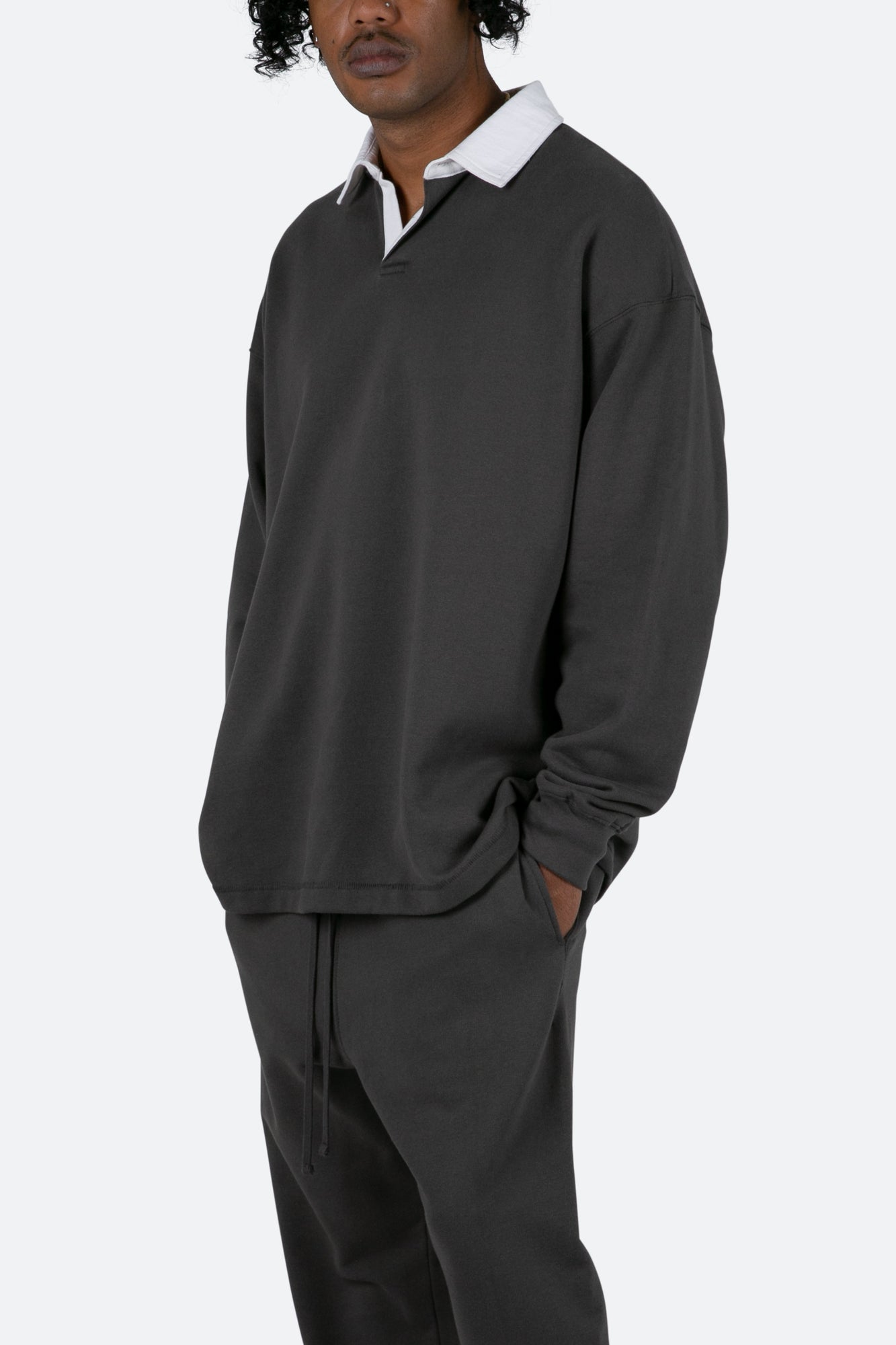 Every Day Rugby L x S Shirt | Charcoal Grey