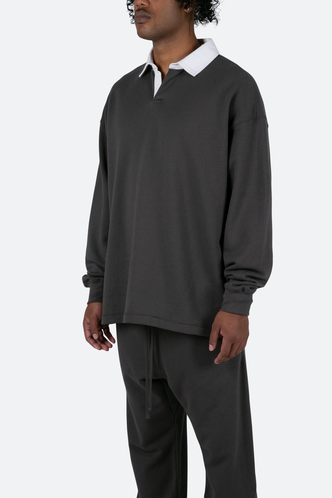 Every Day Rugby L x S Shirt | Charcoal Grey