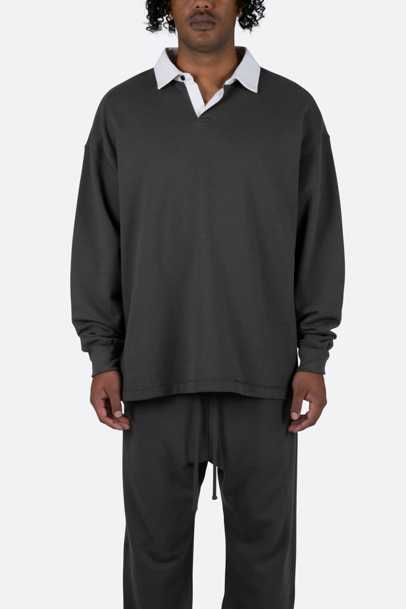 Every Day Rugby L x S Shirt | Charcoal Grey