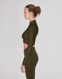 Exhale Long Sleeve | Army Green