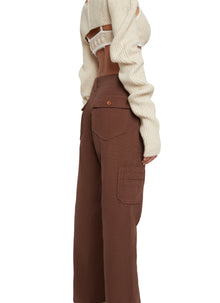 Womens | Tactical Cargo Pants | Brown Clay