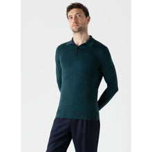 Extra-Fine Merino Polo Shirt | Men | Peacock