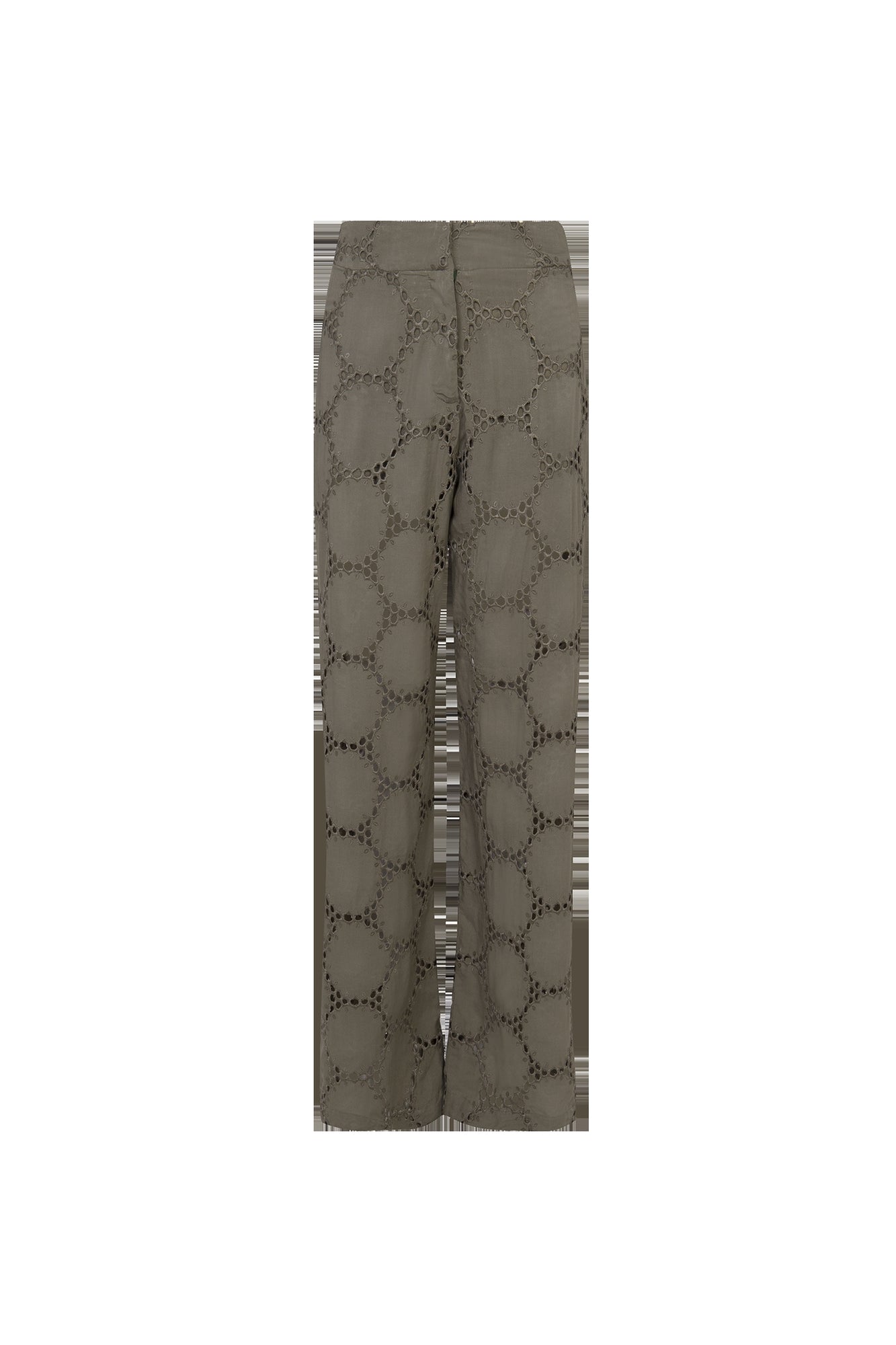 Eyelet Ester Pants | Pistachio